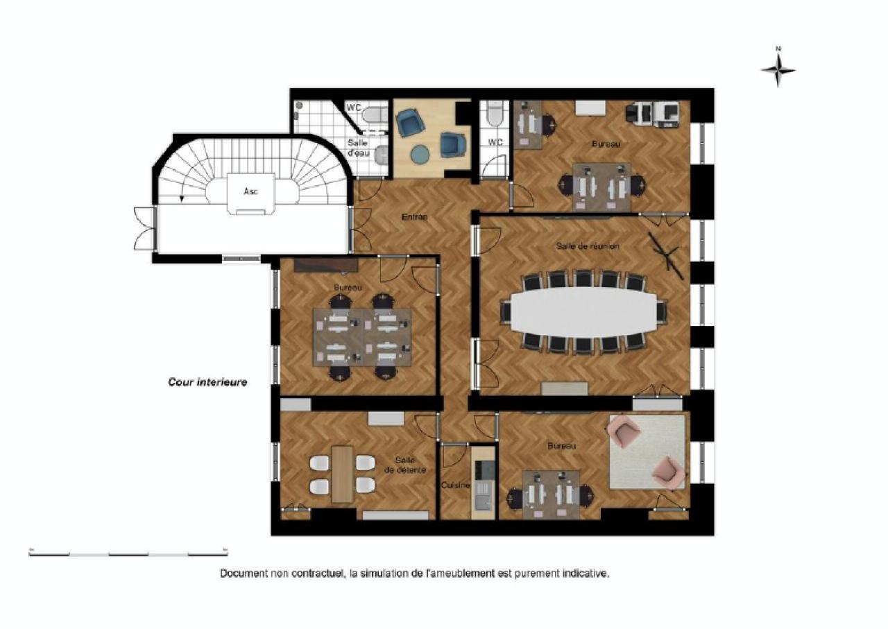 Bureau Paris 97m² Location bureau Paris OLBUR2532917 3